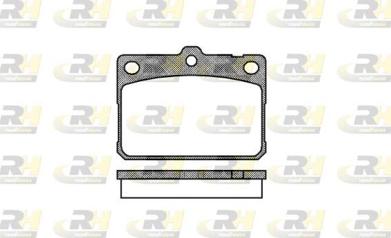 Roadhouse 2079.30 - Kit pastiglie freno, Freno a disco autozon.pro