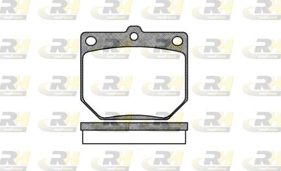 Roadhouse 2077.20 - Kit pastiglie freno, Freno a disco autozon.pro