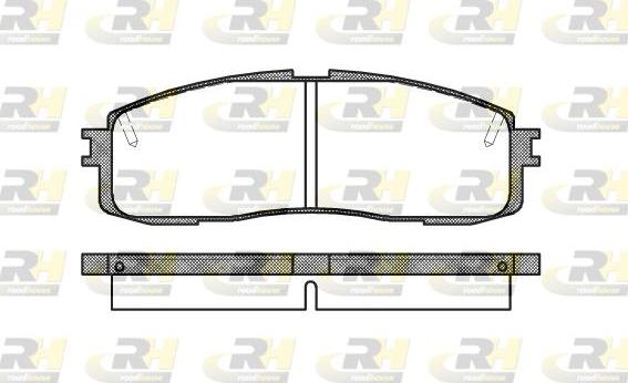 Roadhouse 2199.10 - Kit pastiglie freno, Freno a disco autozon.pro