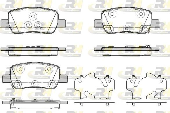 Roadhouse 21942.02 - Kit pastiglie freno, Freno a disco autozon.pro