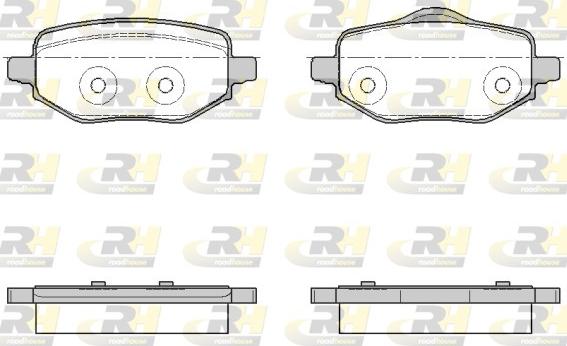 Roadhouse 21952.00 - Kit pastiglie freno, Freno a disco autozon.pro