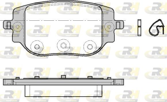 Roadhouse 21965.00 - Kit pastiglie freno, Freno a disco autozon.pro