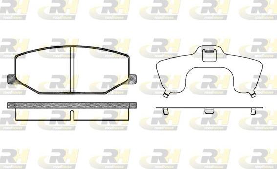 Roadhouse 2190.10 - Kit pastiglie freno, Freno a disco autozon.pro