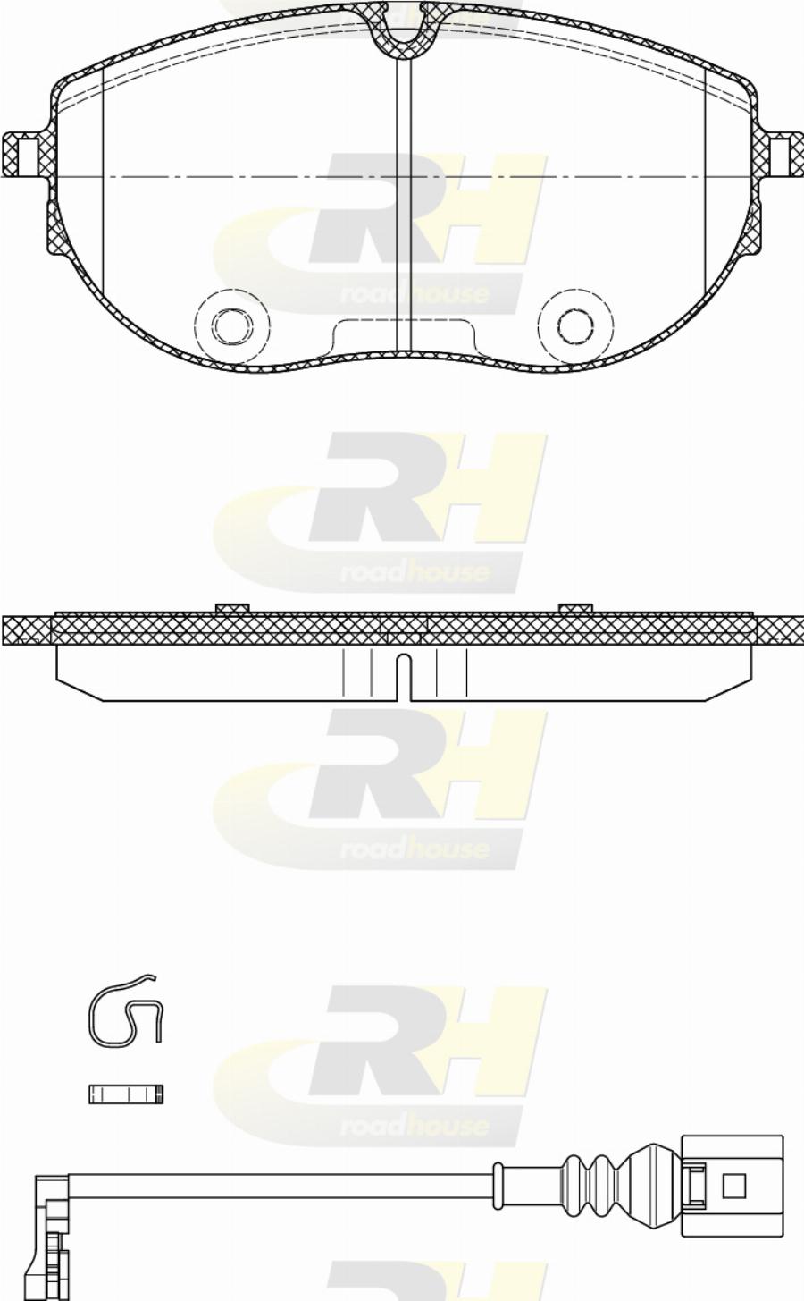 Roadhouse 21919.01 - Kit pastiglie freno, Freno a disco autozon.pro