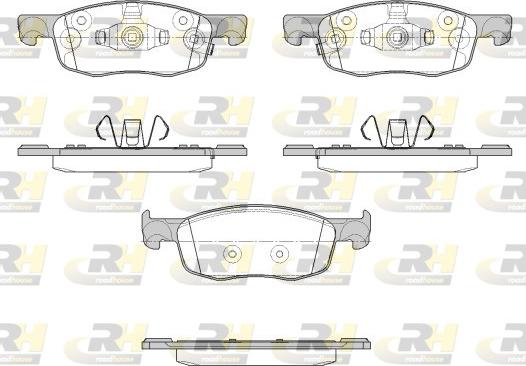 Roadhouse 21939.02 - Kit pastiglie freno, Freno a disco autozon.pro