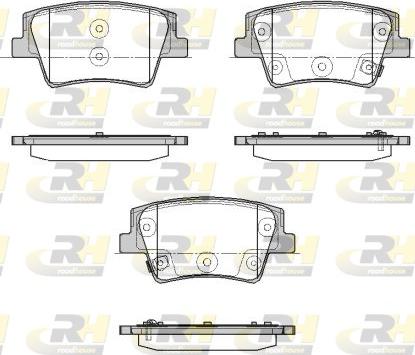 Roadhouse 21935.02 - Kit pastiglie freno, Freno a disco autozon.pro