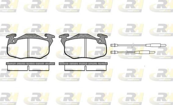 Roadhouse 2192.44 - Kit pastiglie freno, Freno a disco autozon.pro