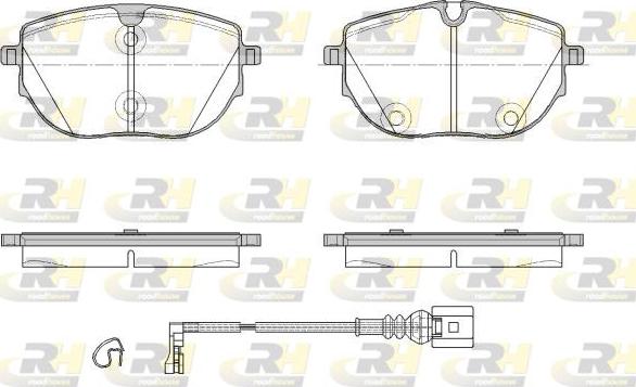 Roadhouse 21920.01 - Kit pastiglie freno, Freno a disco autozon.pro