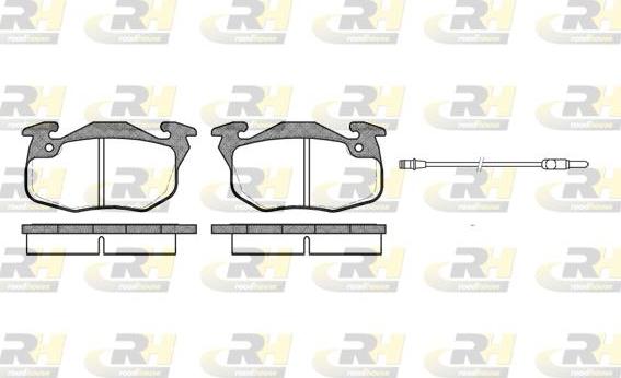 Roadhouse 2192.12 - Kit pastiglie freno, Freno a disco autozon.pro