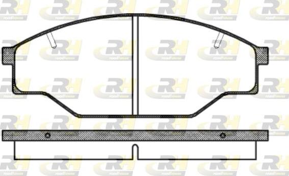 Roadhouse 2197.10 - Kit pastiglie freno, Freno a disco autozon.pro