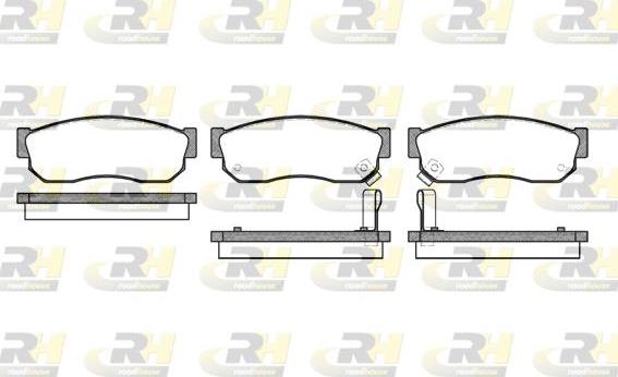 Roadhouse 2149.02 - Kit pastiglie freno, Freno a disco autozon.pro