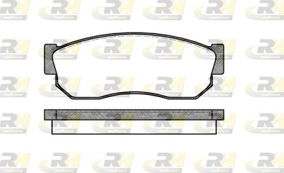 Roadhouse 2149.10 - Kit pastiglie freno, Freno a disco autozon.pro