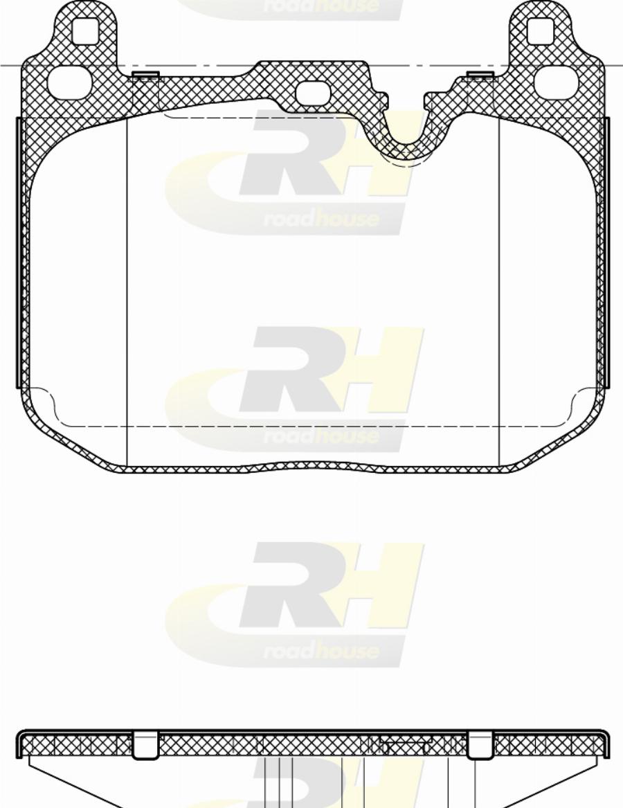 Roadhouse 21491.20 - Kit pastiglie freno, Freno a disco autozon.pro