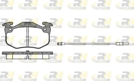 Roadhouse 2144.92 - Kit pastiglie freno, Freno a disco autozon.pro