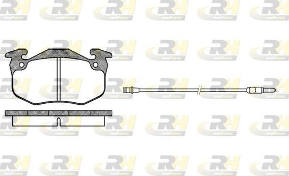 Roadhouse 2144.42 - Kit pastiglie freno, Freno a disco autozon.pro