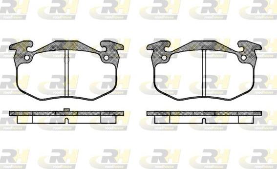 Roadhouse 2144.50 - Kit pastiglie freno, Freno a disco autozon.pro