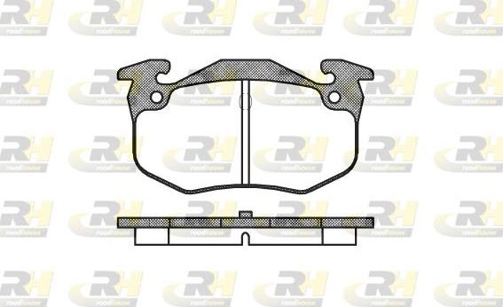 Roadhouse 2144.60 - Kit pastiglie freno, Freno a disco autozon.pro