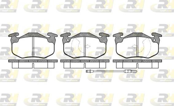 Roadhouse 2144.02 - Kit pastiglie freno, Freno a disco autozon.pro