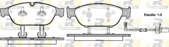 Roadhouse 21441.02 - Kit pastiglie freno, Freno a disco autozon.pro