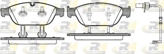 Roadhouse 21441.12 - Kit pastiglie freno, Freno a disco autozon.pro