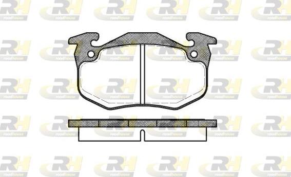 Roadhouse 2144.80 - Kit pastiglie freno, Freno a disco autozon.pro