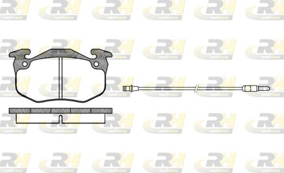 Roadhouse 2144.32 - Kit pastiglie freno, Freno a disco autozon.pro