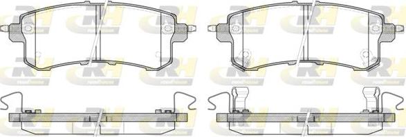 Roadhouse 21447.02 - Kit pastiglie freno, Freno a disco autozon.pro