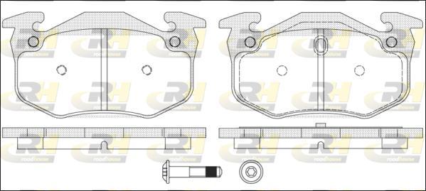 Roadhouse 2144.70 - Kit pastiglie freno, Freno a disco autozon.pro