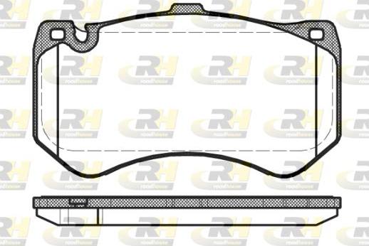 Roadhouse 21455.00 - Kit pastiglie freno, Freno a disco autozon.pro