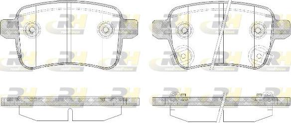 Roadhouse 21450.12 - Kit pastiglie freno, Freno a disco autozon.pro