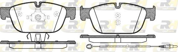 Roadhouse 21451.01 - Kit pastiglie freno, Freno a disco autozon.pro