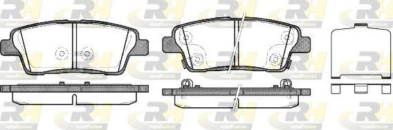 Roadhouse 21458.02 - Kit pastiglie freno, Freno a disco autozon.pro