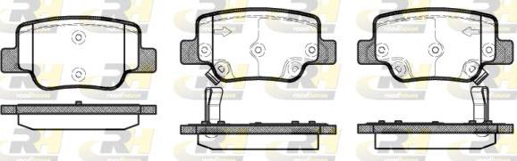 Roadhouse 21452.02 - Kit pastiglie freno, Freno a disco autozon.pro