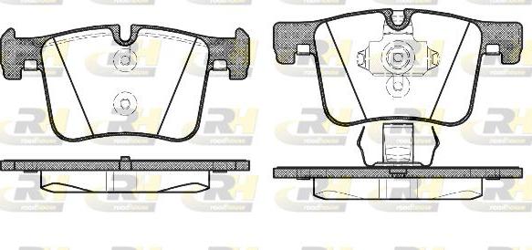 Roadhouse 21457.00 - Kit pastiglie freno, Freno a disco autozon.pro