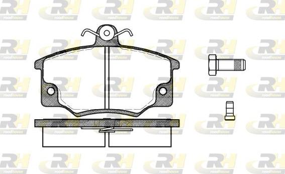 Roadhouse 2146.44 - Kit pastiglie freno, Freno a disco autozon.pro