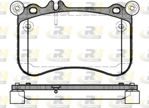 Roadhouse 21465.00 - Kit pastiglie freno, Freno a disco autozon.pro