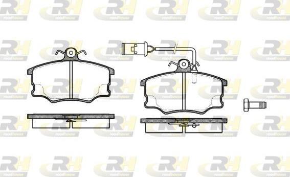 Roadhouse 2146.52 - Kit pastiglie freno, Freno a disco autozon.pro