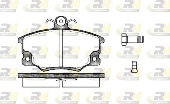 Roadhouse 2146.62 - Kit pastiglie freno, Freno a disco autozon.pro