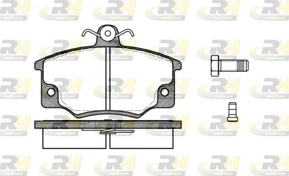 Roadhouse 2146.04 - Kit pastiglie freno, Freno a disco autozon.pro