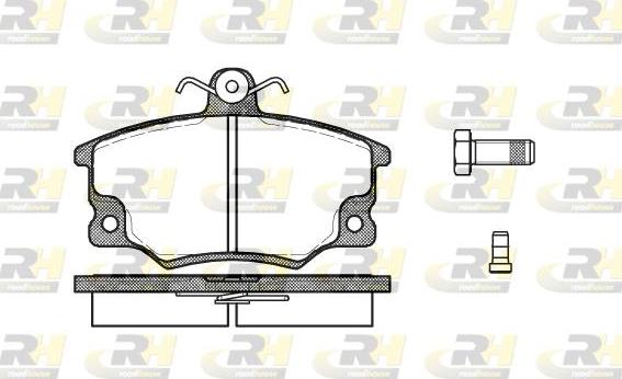 Roadhouse 2146.14 - Kit pastiglie freno, Freno a disco autozon.pro