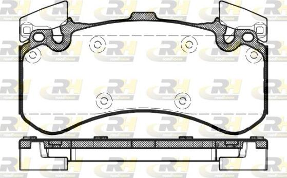 Roadhouse 21463.00 - Kit pastiglie freno, Freno a disco autozon.pro