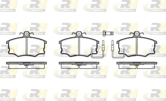 Roadhouse 2146.32 - Kit pastiglie freno, Freno a disco autozon.pro