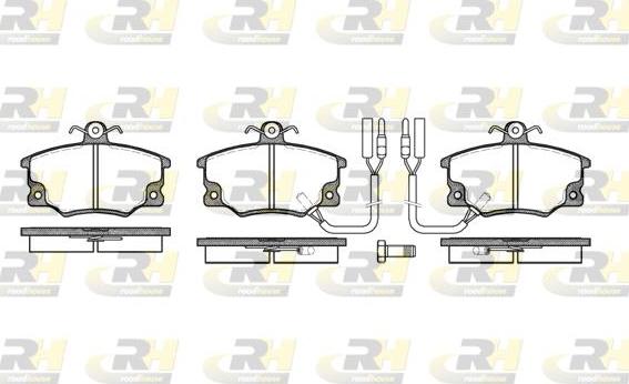 Roadhouse 2146.22 - Kit pastiglie freno, Freno a disco autozon.pro