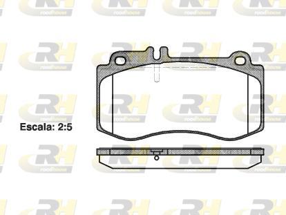 Roadhouse 21406.00 - Kit pastiglie freno, Freno a disco autozon.pro