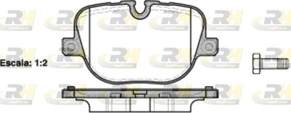 Roadhouse 21408.00 - Kit pastiglie freno, Freno a disco autozon.pro