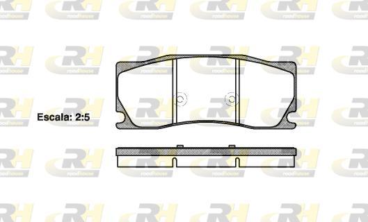 Roadhouse 21402.00 - Kit pastiglie freno, Freno a disco autozon.pro