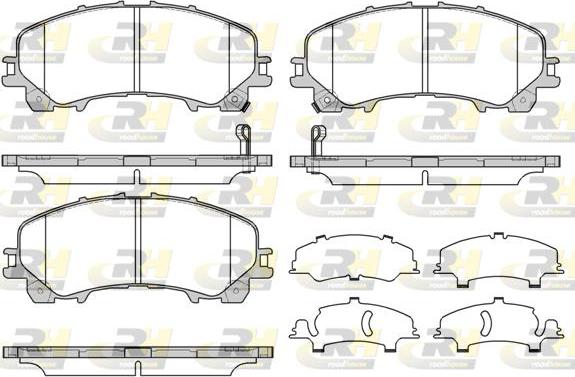 Roadhouse 21407.12 - Kit pastiglie freno, Freno a disco autozon.pro