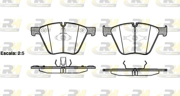 Roadhouse 21419.00 - Kit pastiglie freno, Freno a disco autozon.pro