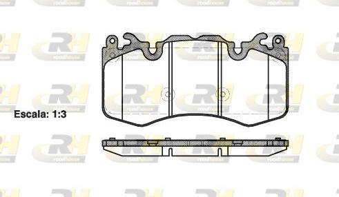 Roadhouse 21410.00 - Kit pastiglie freno, Freno a disco autozon.pro