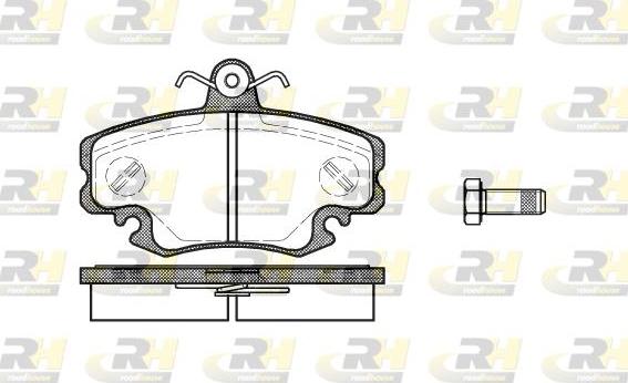 Roadhouse 2141.10 - Kit pastiglie freno, Freno a disco autozon.pro